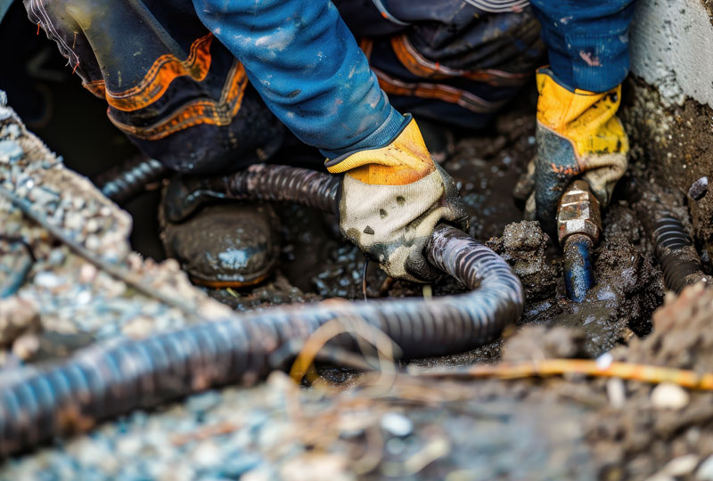 Bainbridge Island Clear Sewer Line