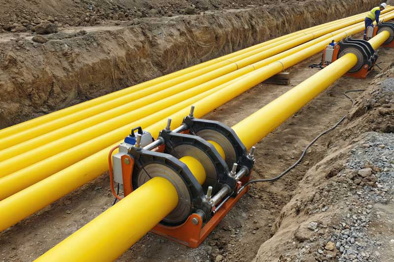 Parkland Gas Pipe Installation